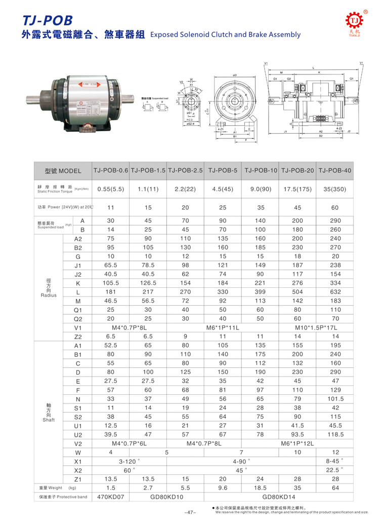 电磁离合刹车器